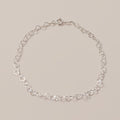 Sterling Silver Heart Chain Anklet