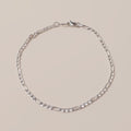 Sterling Silver Figaro Chain Anklet